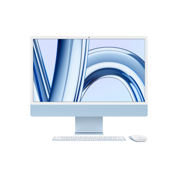 iMac 24″ M3 8CPU 8GP 256 Go SSD – Blue