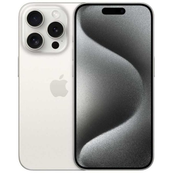 iPhone 15 Pro 128 Go – Blanc Titane
