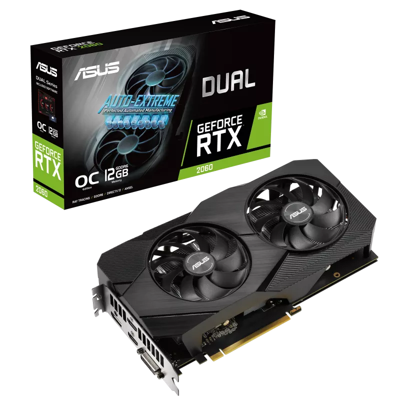 Asus Carte Graphique DUAL-RTX2060-O12G-EVO - DIPHOSON