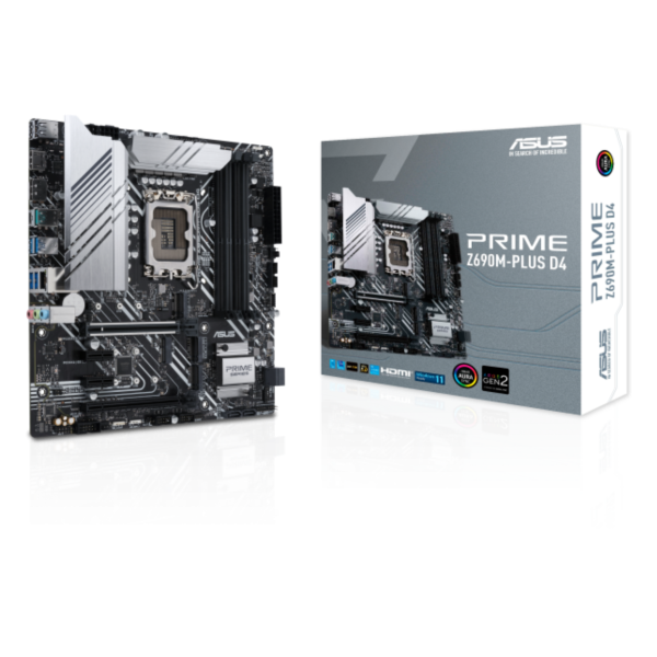 Asus Carte Mère PRIME Z690M-PLUS D4 - DIPHOSON