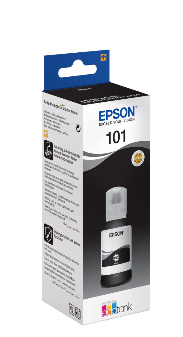 C13T03V14A 101 Epson Black ink bottle