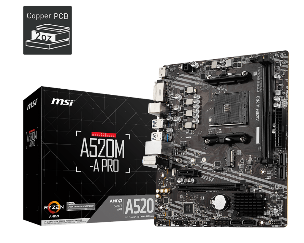 MSI Carte Mere A520M-A PRO