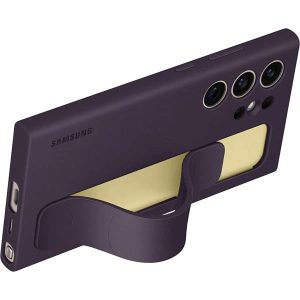 SAMSUNG Cover S24 Ultra Standing grip case Dark Violet