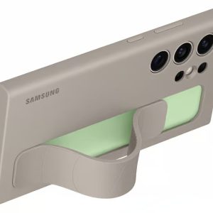 SAMSUNG Cover S24 Ultra Standing grip case Taupe