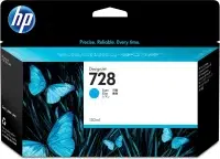 HP 728 Cyan - Cartouche d'encre HP
  d'origine (F9J67A)