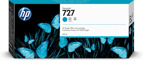 HP 727 Cyan - Cartouche d'encre HP
  d'origine (F9J76A)