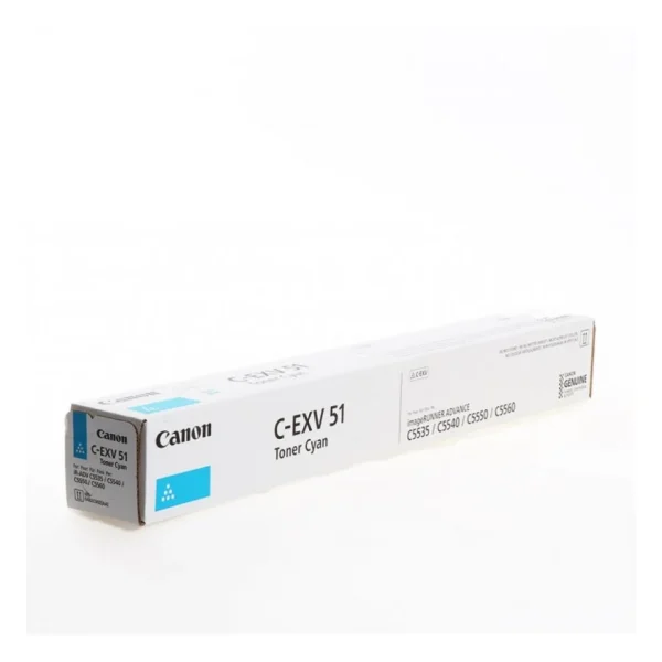 Canon C-EXV 51 Cyan - Toner Canon
  d'origine (0482C002AA)