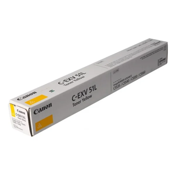 Canon C-EXV 51L Jaune - Toner Canon
  d'origine (0487C002AA)