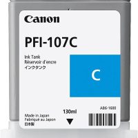 Canon PFI-107C Cyan 130 ml - Bouteille
  d'encre Canon d'origine (6706B001AA)
