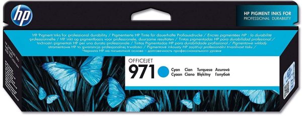 HP 971 Cyan - Cartouche d'encre HP
  d'origine (CN622AE)