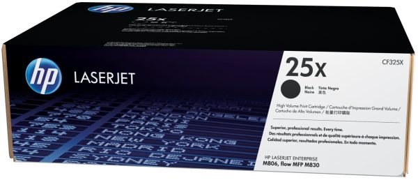HP 25X Noir (CF325X) - Toner grande
  capacité HP LaserJet d'origine