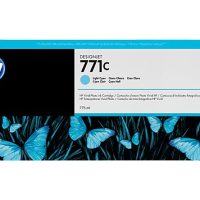 HP 771C Cyan Clair - Cartouche d'encre HP
  d'origine (B6Y12A)
