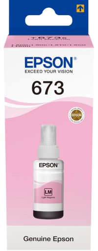 Epson 673 LM (T6736) Magenta Clair -
  Bouteille d'encre Epson d'origine (C13T67364A)