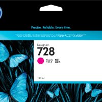 HP 728 Magenta - Cartouche d'encre HP
  d'origine (F9J66A)