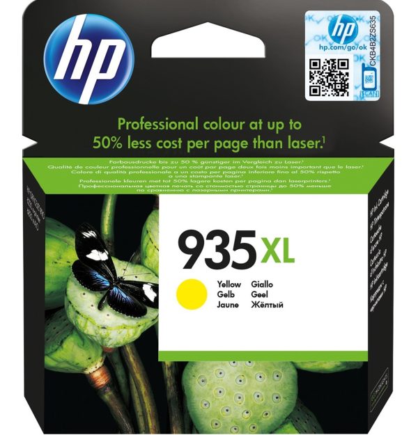 HP 935XL Jaune - Cartouche d'encre grande
  capacité HP d'origine (C2P26AE)