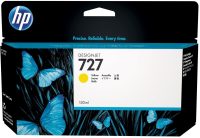 HP 727 Jaune - Cartouche d'encre HP
  d'origine (B3P21A)