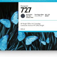 HP 727 Noir mat - Cartouche d'encre HP
  d'origine (C1Q12A)