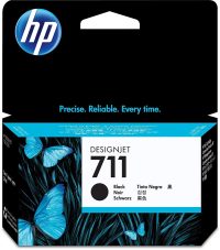 HP 711 Noir - Cartouche d'encre HP
  d'origine (CZ129A)