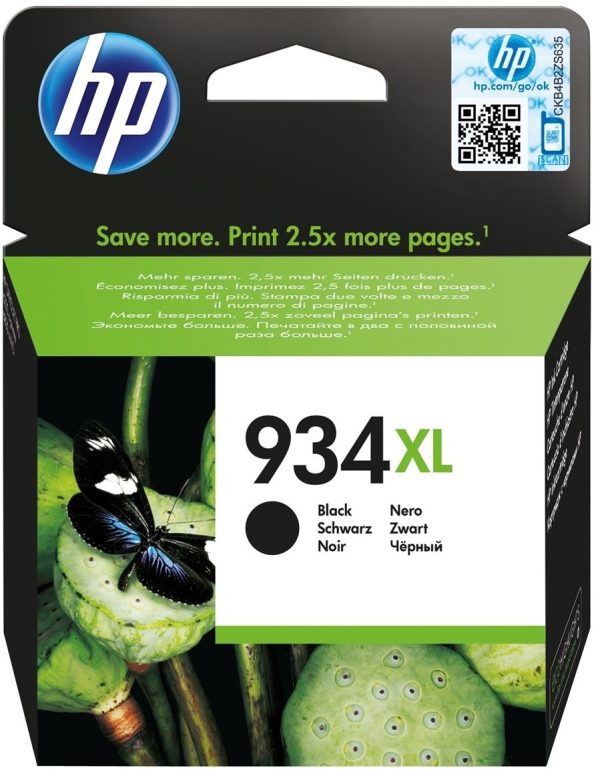 HP 934XL Noir - Cartouche d'encre grande
  capacité HP d'origine (C2P23AE)