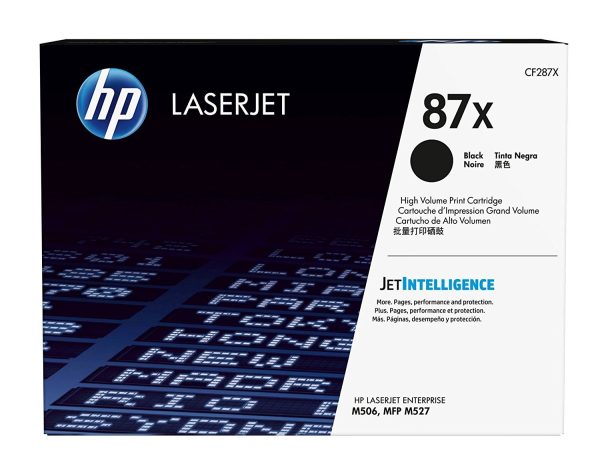 HP 87X Noir (CF287X) - Toner grande
  capacité HP LaserJet d'origine
