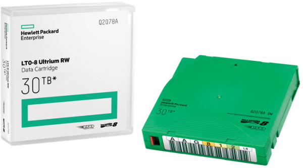 Cartouche de donnée HPE LTO-8 30 To Pack
  de 20 (Q2078AN)