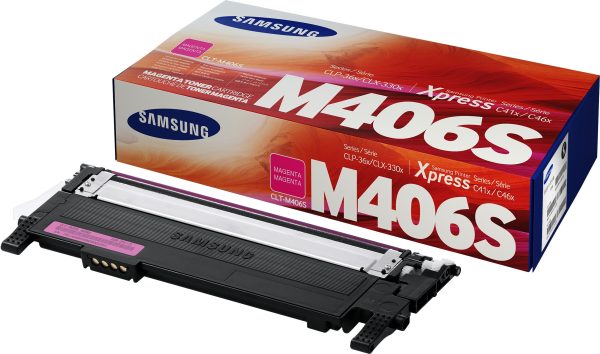 Cartouche de toner Samsung CLT-M406S -
Magenta (SU254A)