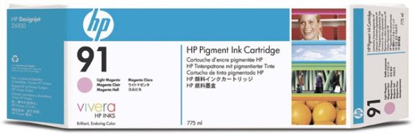 HP 91 Magenta Clair - Cartouche d'encre
  HP d'origine (C9471A)