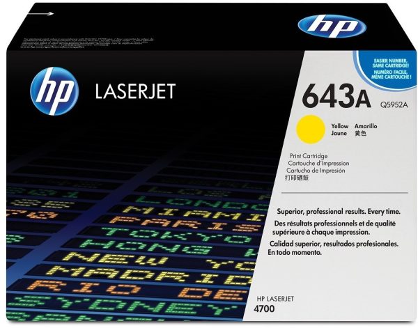 HP 643A Jaune (Q5952A) - Toner HP
LaserJet d'origine