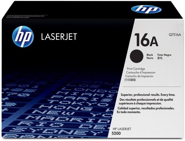 HP 16A Noir (Q7516A) - Toner HP LaserJet
  d'origine