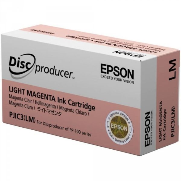 Epson PP-100 (PJIC3) Magenta Clair -
  Cartouche d'encre Epson d'origine (C13S020449)