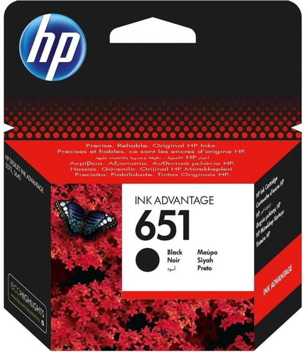 HP 651 Noir - Cartouche d'encre HP
  d'origine (C2P10AE)