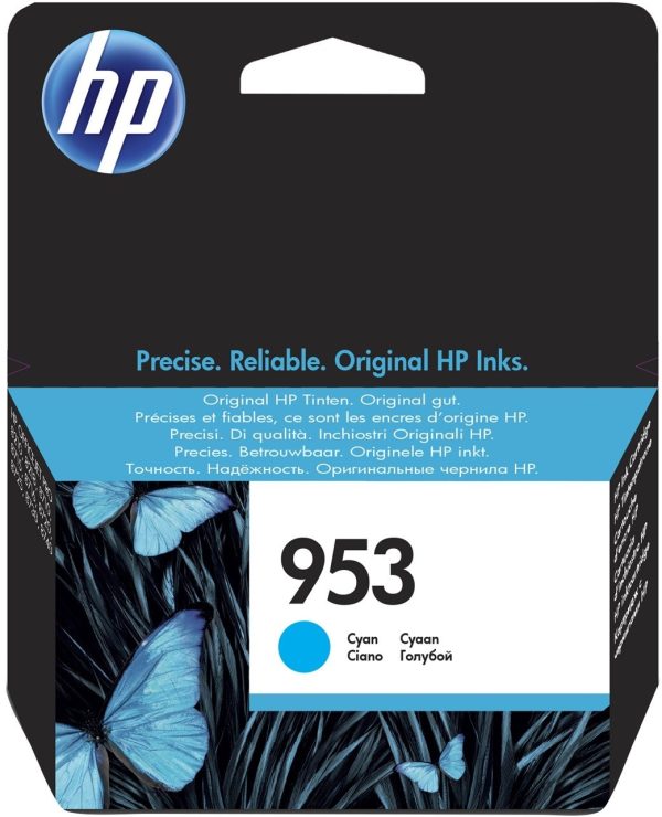 HP 953 Cyan - Cartouche d'encre HP
  d'origine (F6U12AE)