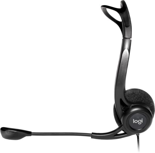 Casque Logitech 960 pour ordinateur avec
  microphone anti-parasite - USB (981-000100) – Image 2