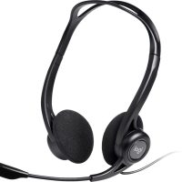 Casque Logitech 960 pour ordinateur avec
  microphone anti-parasite - USB (981-000100)