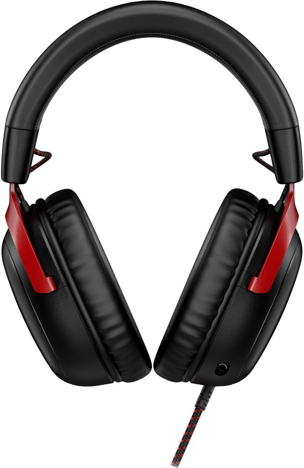 Casque Gamer avec fil HyperX
  Cloud III – Noir & Rouge (727A9AA) – Image 2