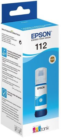 Epson 112 Cyan - Bouteille d'encre Epson
  EcoTank d'origine (C13T06C24A)