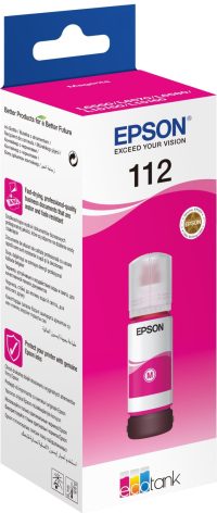 Epson 112 Magenta - Bouteille d'encre
  Epson EcoTank d'origine (C13T06C34A)