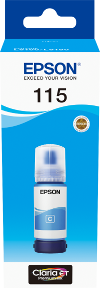 Epson 115 Cyan - Bouteille d'encre Epson
  EcoTank d'origine (C13T07D24A)