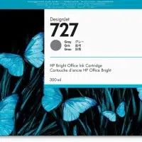 HP 727 Gris - Cartouche d'encre HP
  d'origine (F9J80A)