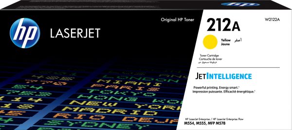 HP 212A Jaune - Toner HP LaserJet
  d'origine (W2122A)
