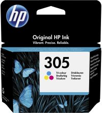 HP 305 trois couleurs - Cartouche d'encre
  HP d'origine (3YM60AE)