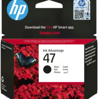 HP 47 Noir - Cartouche d'encre HP
  d'origine (6ZD21AE)