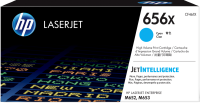 HP 656X Toner cyan LaserJet authentique
  grande capacité (CF461X)