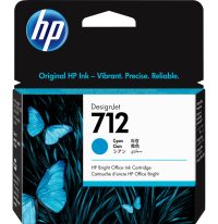 HP 712 Cyan - Cartouche d'encre HP
  d'origine (3ED67A)