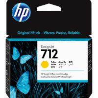 HP 712 Jaune - Cartouche d'encre HP
  d'origine (3ED69A)