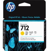 HP 712 Jaune - Cartouche d'encre HP
  d'origine (3ED69A)