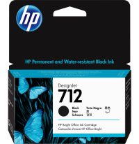 HP 712 Noir - Cartouche d'encre HP
  d'origine (3ED70A)