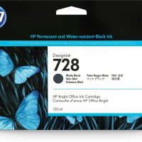 HP 728 130-ml Matte Black DesignJet Ink
Cartridge cartouche d'encre (3WX25A)