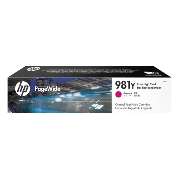 HP 981Y Magenta - Cartouche PageWide très
  haut rendement HP d'origine (L0R14A)