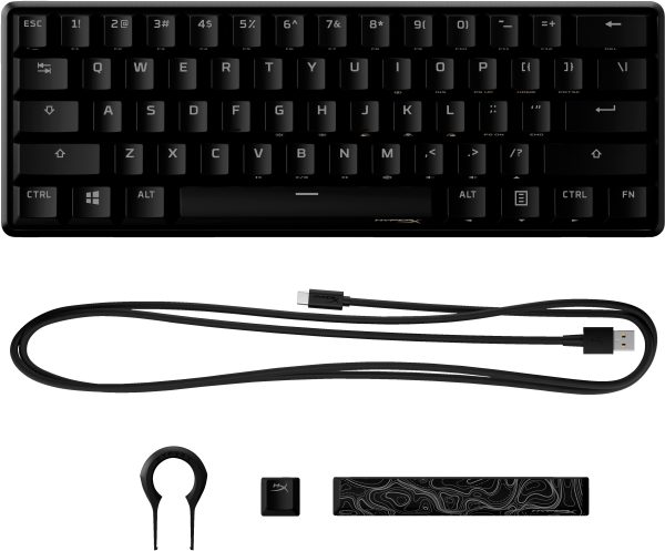 HP HyperX Alloy Origins 60 -
  Clavier mécanique gaming - HX rouge (6P6K8AA) – Image 5